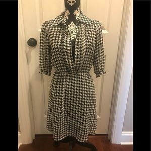 Houndstooth dress!